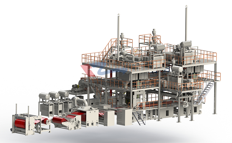 SMS紡熔非織造布生產(chǎn)線，SMS紡熔非織造布生產(chǎn)線應(yīng)用，SMS紡熔非織造布生產(chǎn)線發(fā)展趨勢(shì) 
