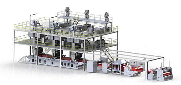 青島潤(rùn)聚祥機(jī)械有限公司官網(wǎng)，河南潤(rùn)聚祥新型材料有限公司，無(wú)紡布設(shè)備，無(wú)紡布機(jī)械，無(wú)紡布生產(chǎn)線(xiàn)，非織造布生產(chǎn)線(xiàn)，紡熔非織造布生產(chǎn)線(xiàn)，熔噴非織造布生產(chǎn)線(xiàn)